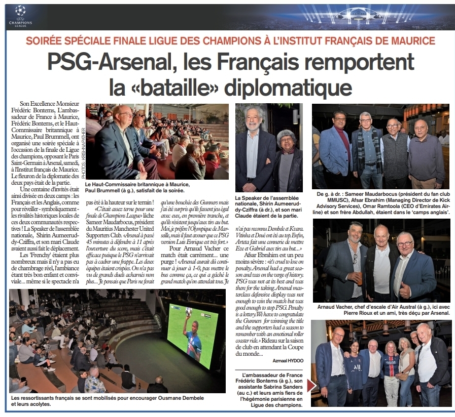 PSG-Arsenal, les Français remportent la « bataille » diplomatique